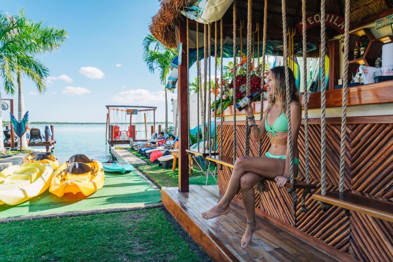 Hotel Blue Bird Bacalar Esterno foto